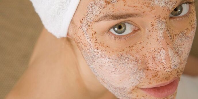 Exfoliating oju scrub